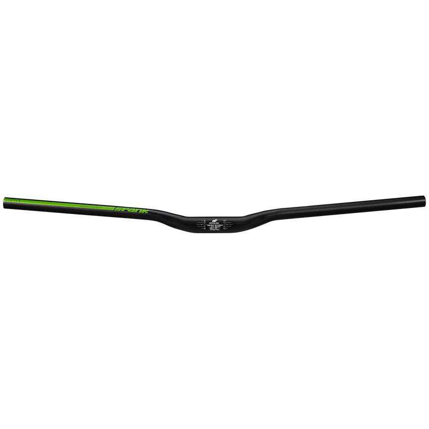 Manubrio SPANK SPOON 800 Rise 20mm 800mm Nero/Verde