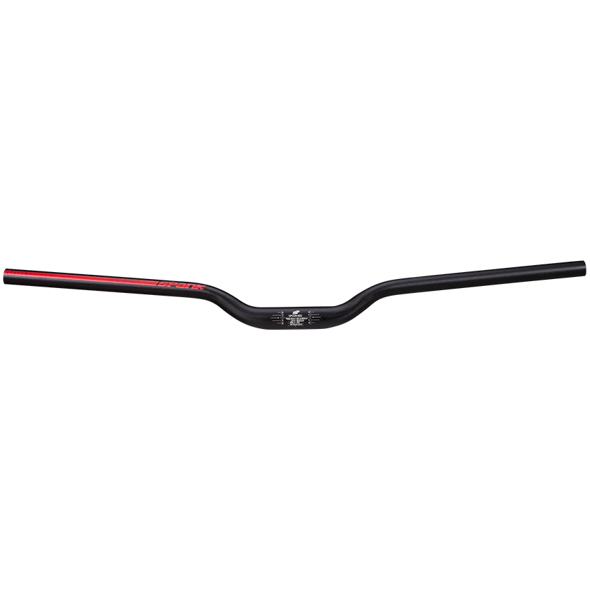 Manubrio SPANK SPOON 800 Rise 40mm 800mm Nero/Rosso