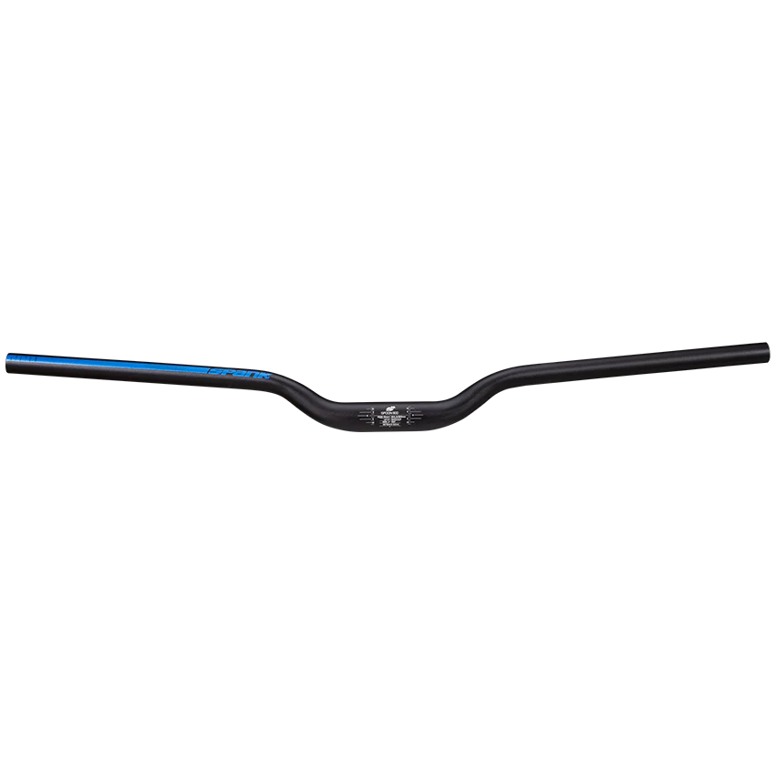 Manubrio SPANK SPOON 800 Rise 40mm 800mm Nero/Blu