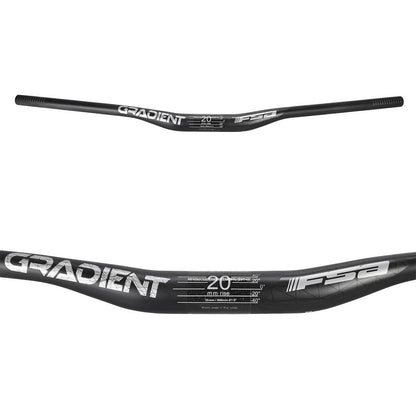 Manubrio FSA GRADIENT Carbonio Rise 20mm 35/800mm Nero