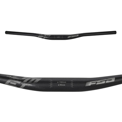 Manubrio FSA COMET Alluminio Rise 15mm 35/760mm Nero