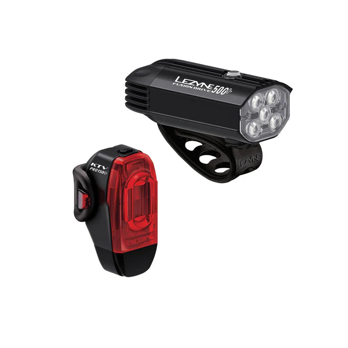 LEZYNE FUSION DRIVE 500+ / KTV DRIVE PRO+ luci anteriori e posteriori