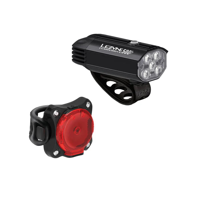 LEZYNE FUSION DRIVE 500+ / ZECTO DRIVE 200+ luci anteriori e posteriori