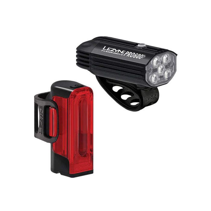 LEZYNE FUSION DRIVE PRO 600+ / STRIP DRIVE 300+ luci anteriori e posteriori