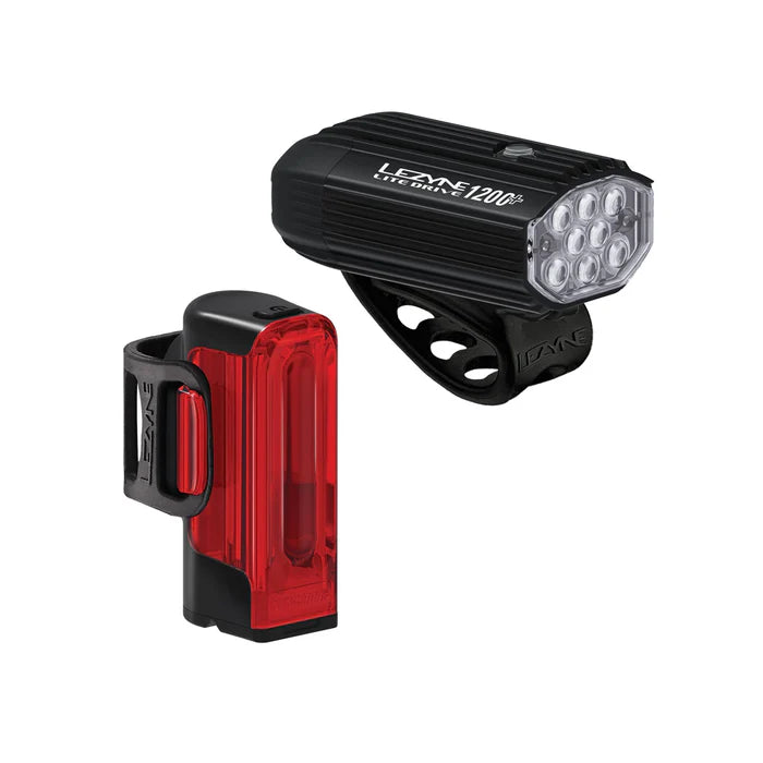 LEZYNE LITE DRIVE 1200+ / STRIP DRIVE PRO 400+ Luci anteriori e posteriori