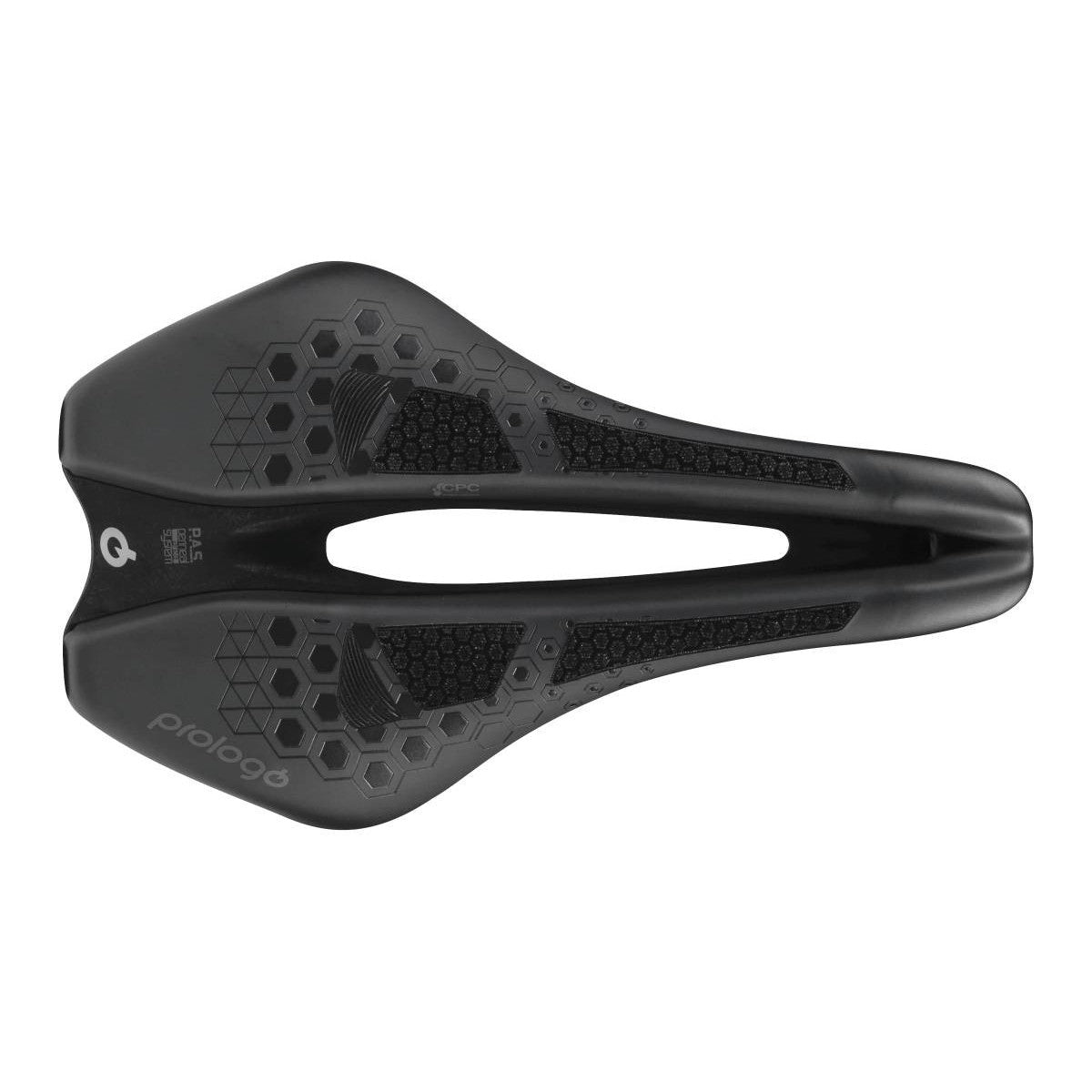 Sella PROLOGO DIMENSION TRI CPC Larghezza 143mm Binari Nack Carbon Black