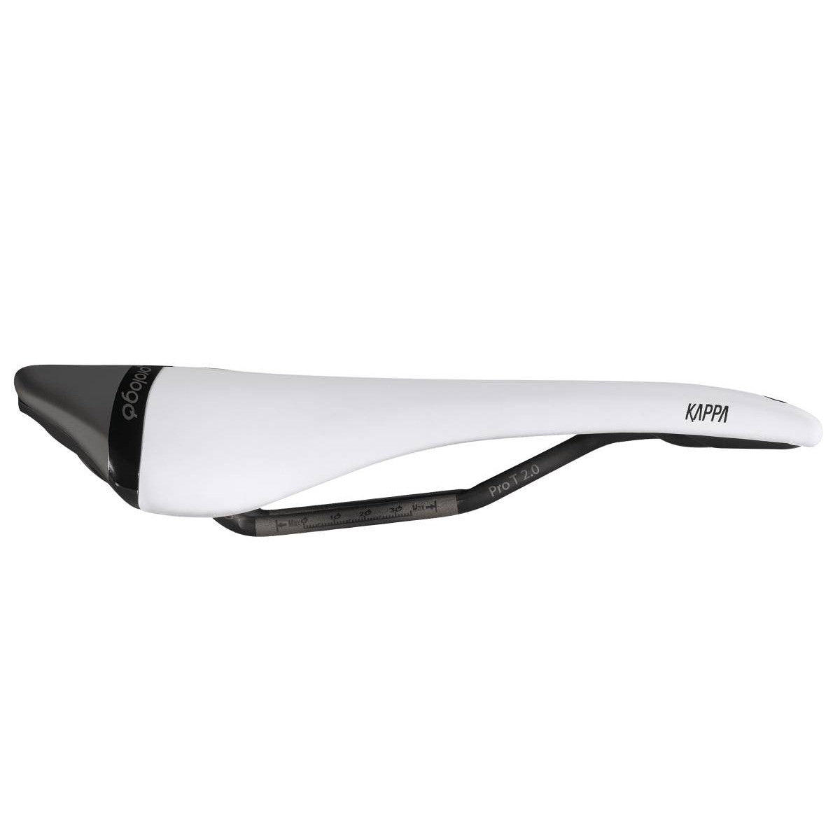 PROLOGO KAPPA PAS Sella 147mm Larghezza T2.0 Binari Bianco