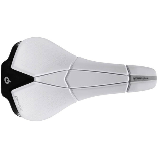 PROLOGO SCRATCH M5 Sella in carbonio 140 mm di larghezza Bianco