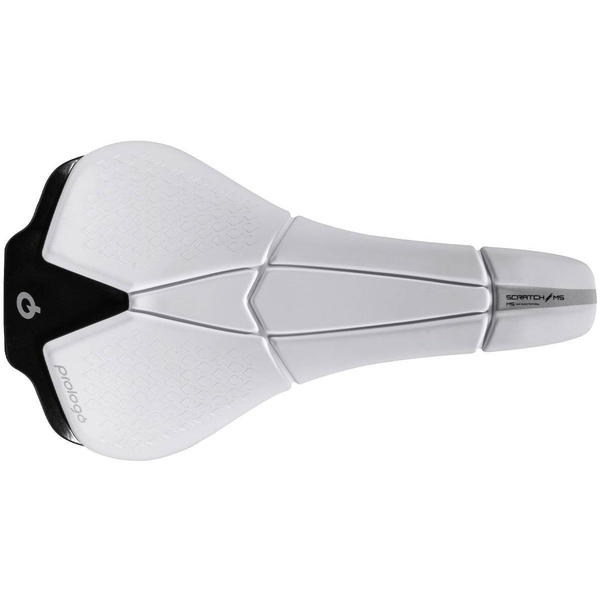 PROLOGO SCRATCH M5 Sella in carbonio 140 mm di larghezza Bianco