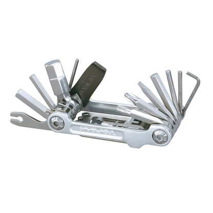 Multi-Utensili TOPEAK MINI PRO Argento (20 Utensili + Custodia)