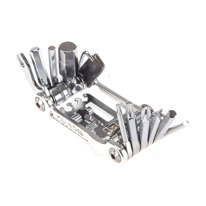 Multi-Utensili TOPEAK MINI PRO Argento (20 Utensili + Custodia)