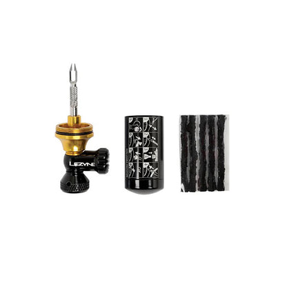 Kit di Riparazione Tubeless Percussore CO2 LEZYNE BLASTER + 5 Inserti + 2x Cartucce CO2