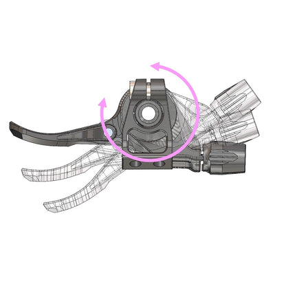Comando per Reggisella BIKEYOKE TRIGGY ALPHA Court senza Collare #BY-TRGAS