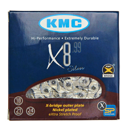 Catena 6/7/8V KMC X8 Argento
