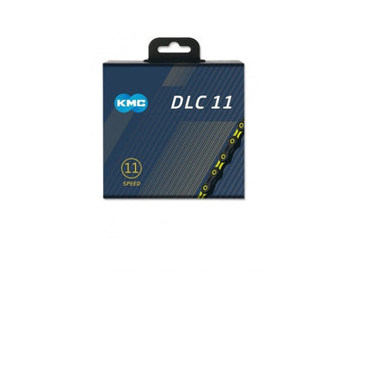 Catena 11V KMC DLC11 Nero/Giallo