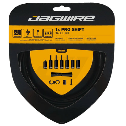 Kit Cavi e Guaine Deragliatore JAGWIRE PRO SHIFT 1X Nero