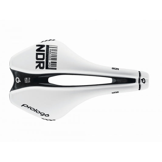 Sella PROLOGO DIMENSION NDR Carbon Rails larghezza 143mm Bianco