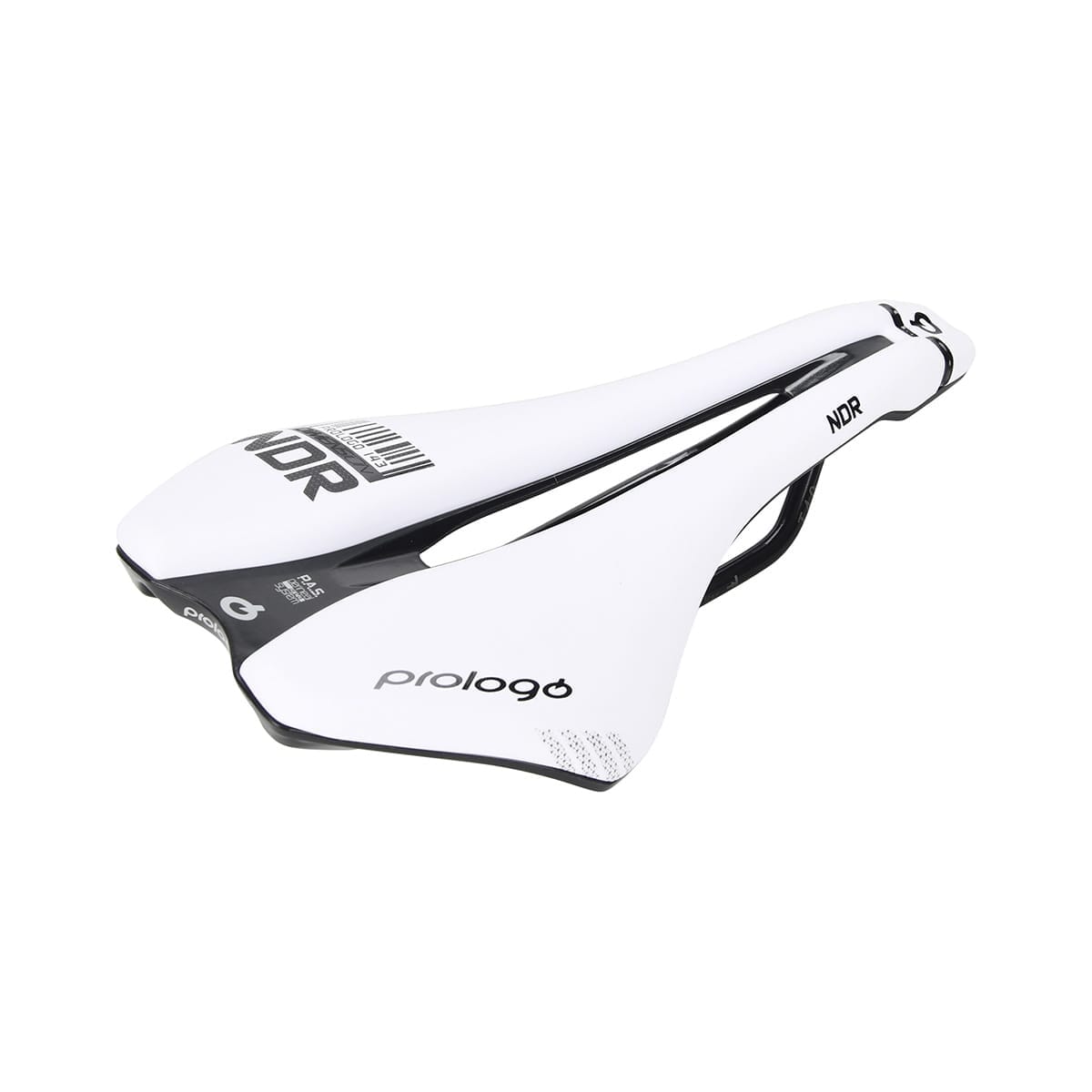 Sella PROLOGO DIMENSION NDR Carbon Rails larghezza 143mm Bianco