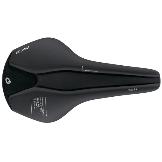 Selle PROLOGO NAGO R4 Rails Carbone largeur 137mm Noir