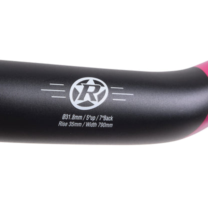 Manubrio REVERSE COMPONENTS BASE Rise 35mm 790mm Nero/Magenta