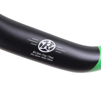 Manubrio REVERSE COMPONENTS BASE Rise 35mm 790mm Nero/Verde