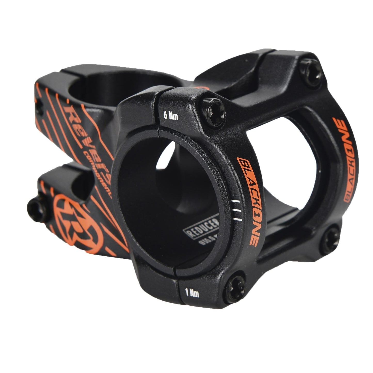 Potence REVERSE COMPONENTS BLACK ONE D-2 Noir/Orange