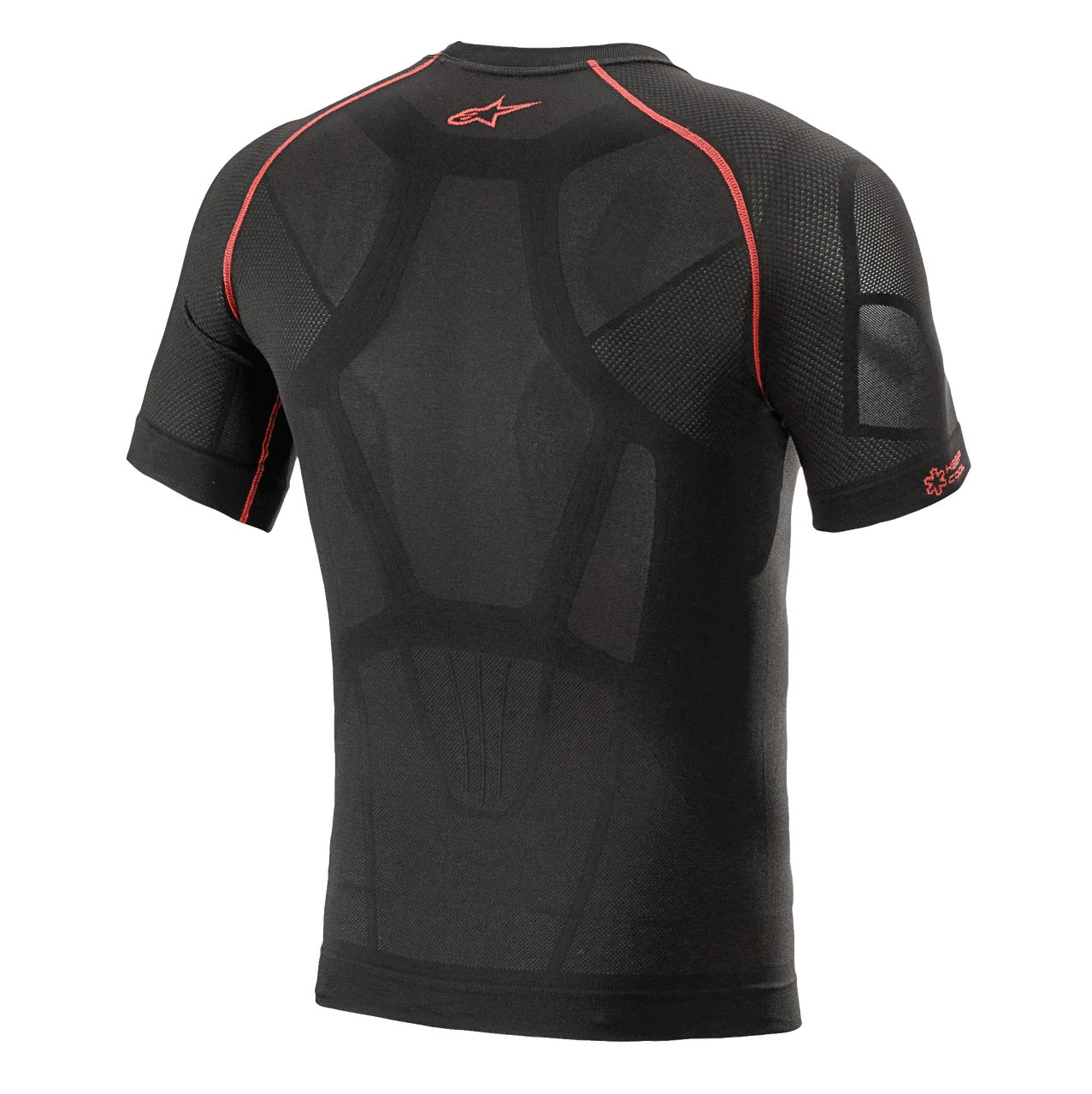 ALPINESTARS RIDE TECH V2 SUMMER Intimo a maniche corte nero/rosso