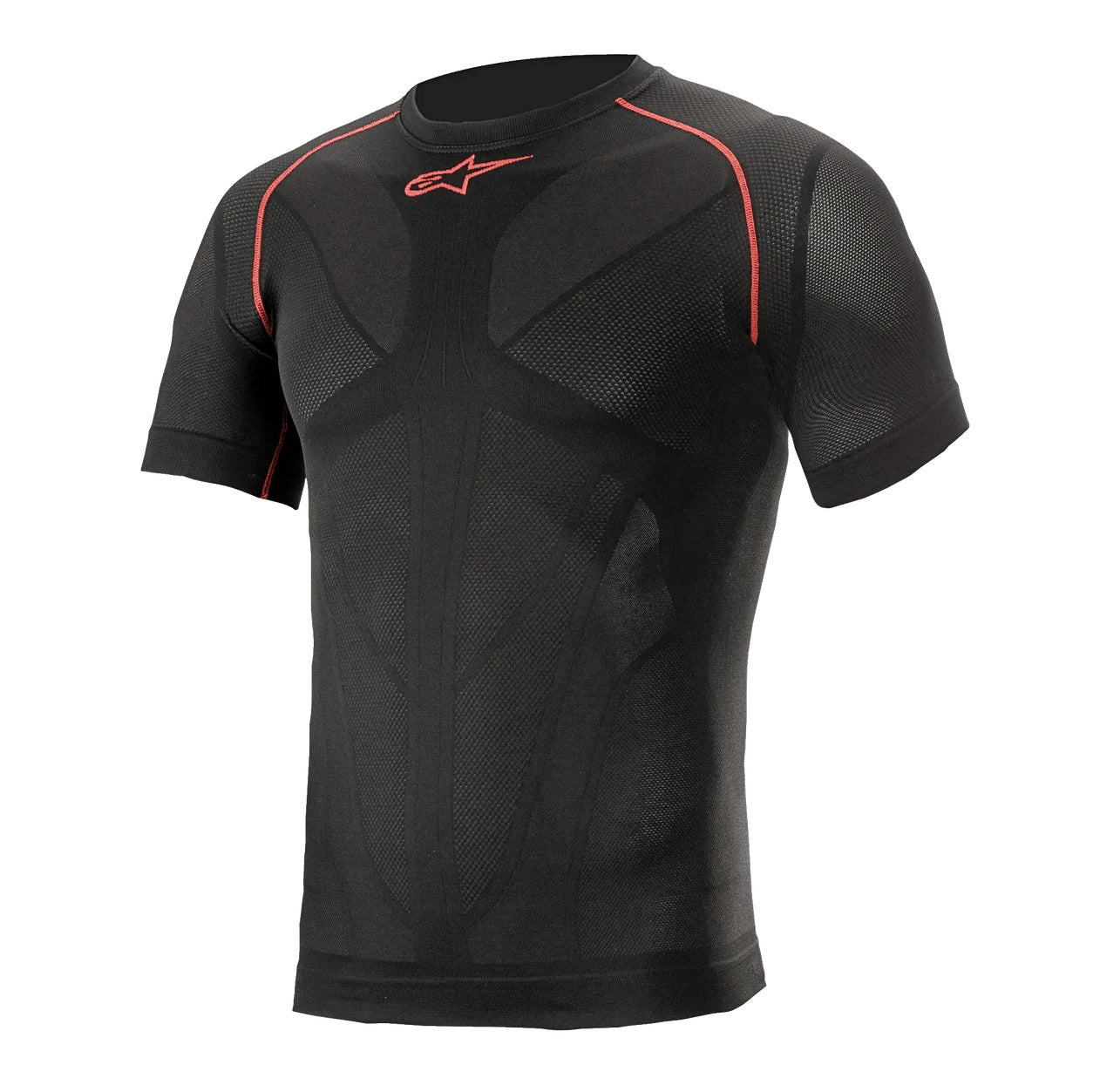 ALPINESTARS RIDE TECH V2 SUMMER Intimo a maniche corte nero/rosso