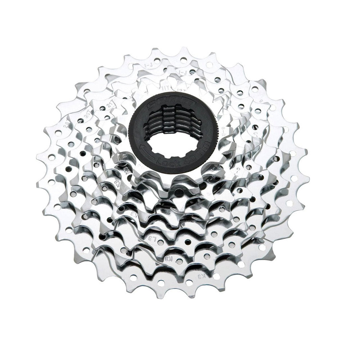 Cassetta 8V SRAM PG-850 – foto principale su sfondo bianco