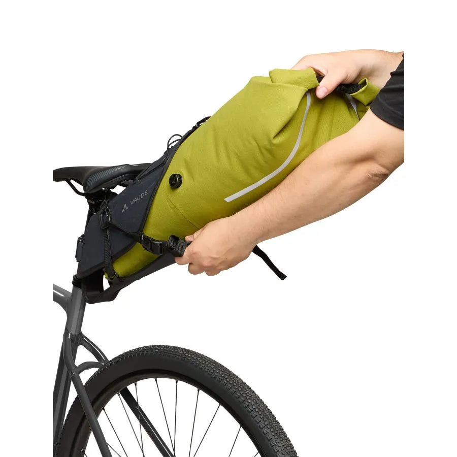 VAUDE TRAILSADDLE CAGE 15 L Borsa da sella Nero/Verde