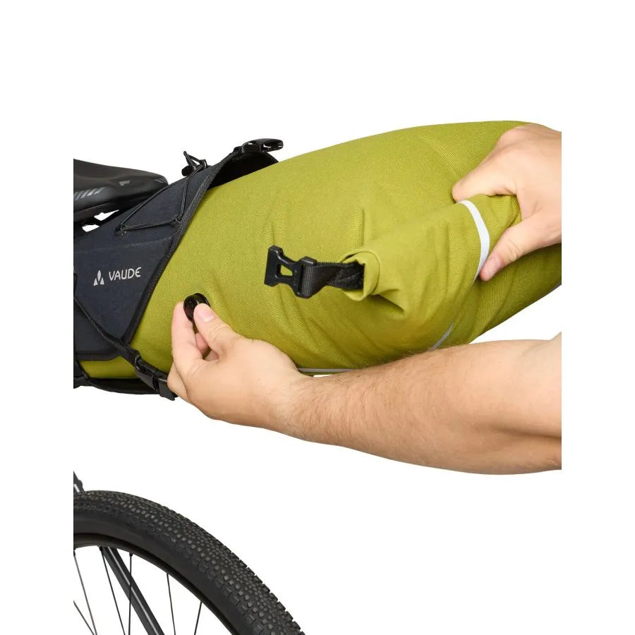 VAUDE TRAILSADDLE CAGE 15 L Borsa da sella Nero/Verde