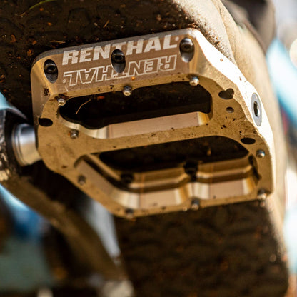 Pedali Piatte RENTHAL REVO-F Oro