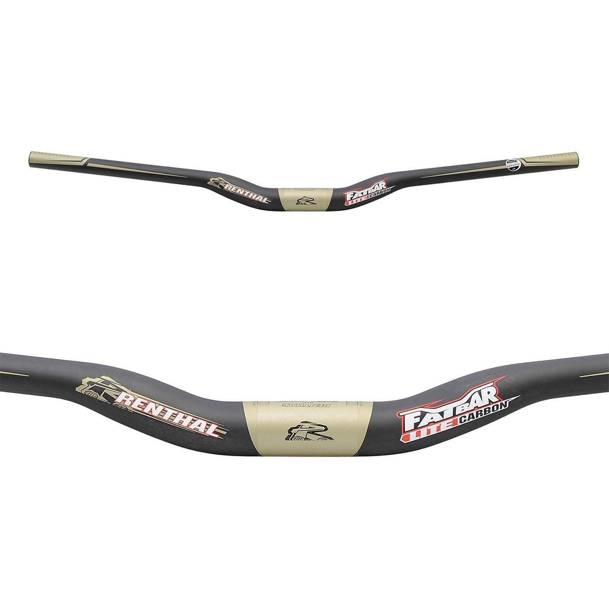 Cintre RENTHAL FATBAR LITE Carbone Rise 30 mm