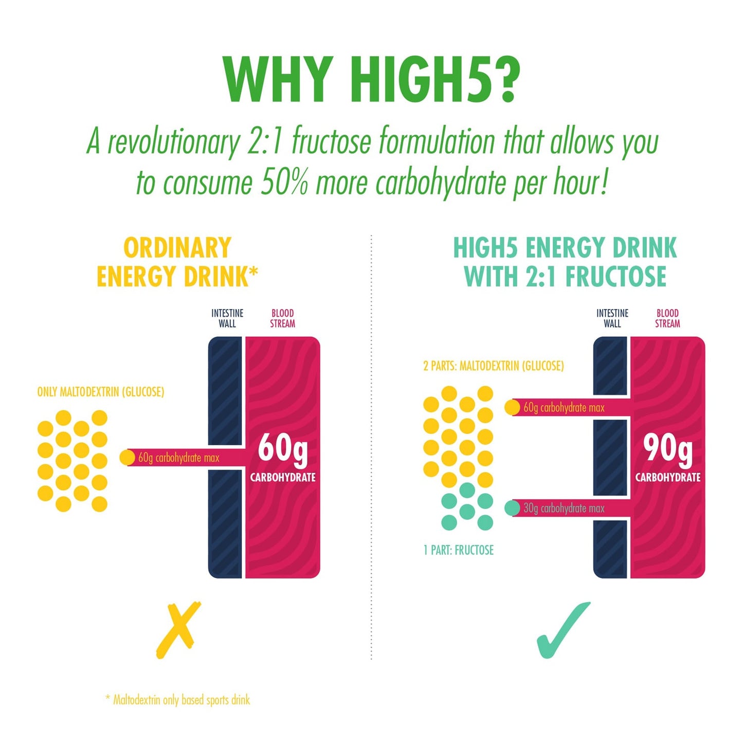 High5 ENERGY DRINK (1kg) Limone