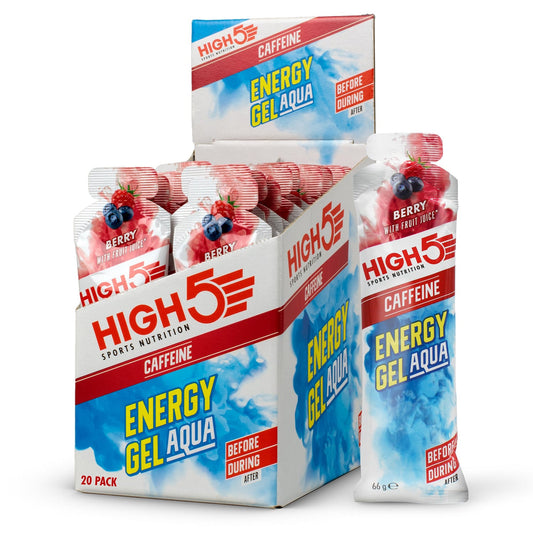High5 ENERGY GEL Aqua Caffeine (66 g) Frutti Rossi