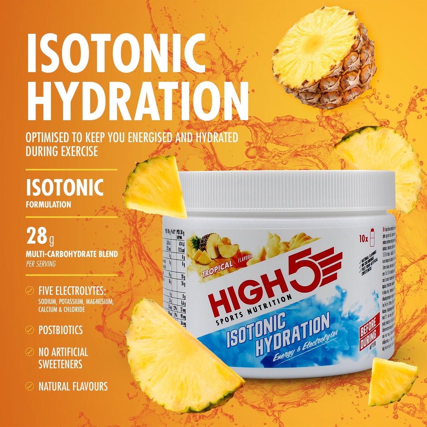 High5 ISOTONIC Bevanda energetica (300g) Tropicale