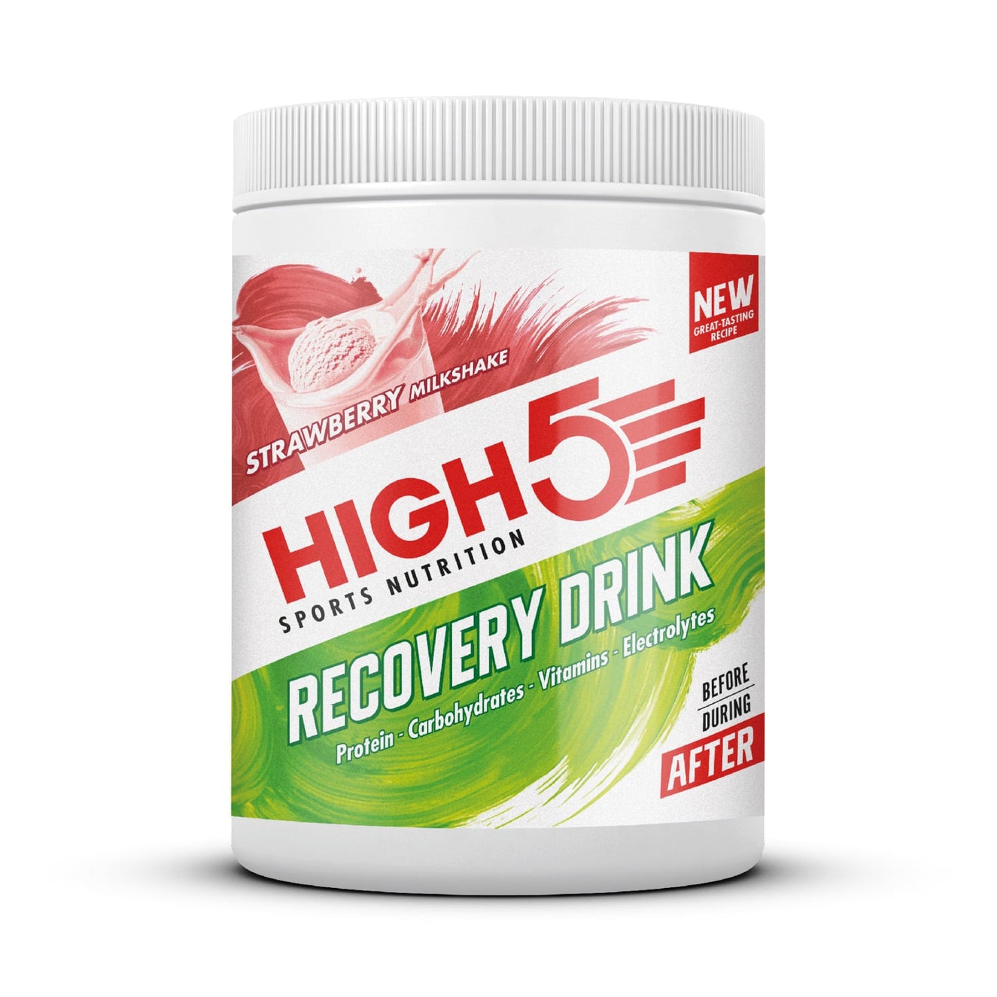 High5 RECOVERY DRINK (450 g) Frullato alla fragola