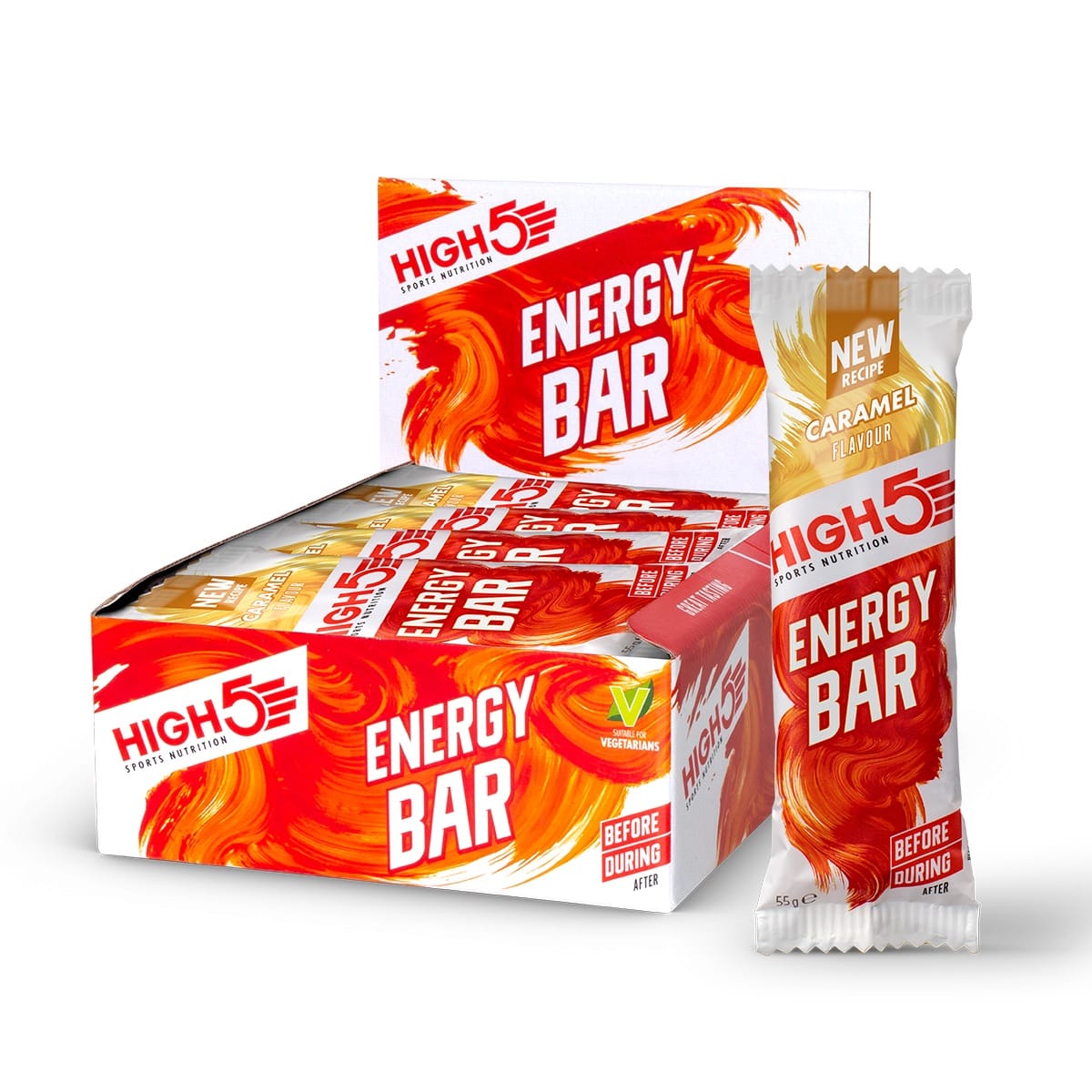 Barretta energetica HIGH5 ENERGY BAR (55 g) Caramello