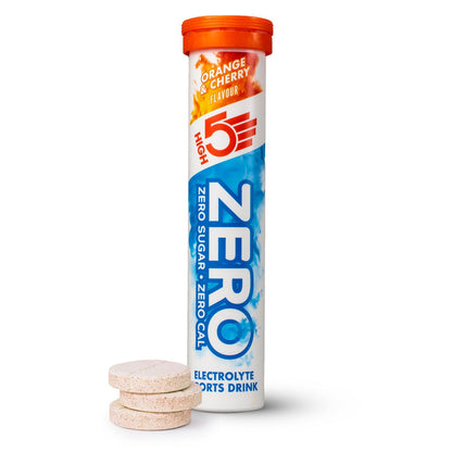 Pastiglie di Idratazione Elettroliti HIGH5 ZERO (x20) Arancia e Ciliegia