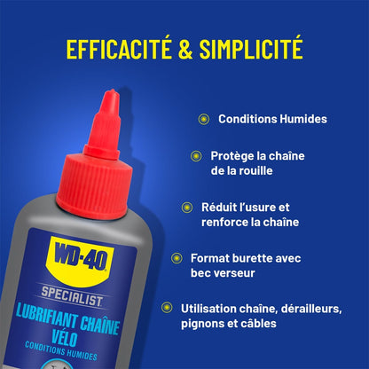 Lubrificante Catena WD-40 SPECIALIST Condizioni Umide (100 ml)