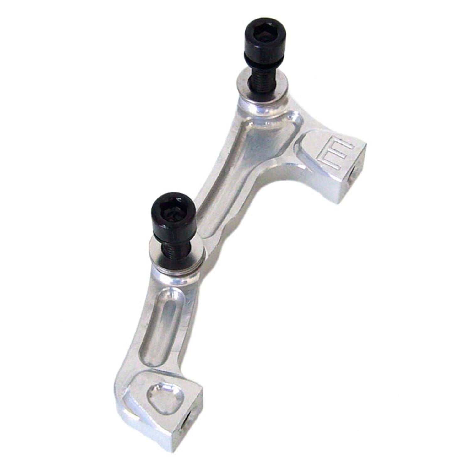 Adattatore pinza anteriore PM / IS FOX 40 HOPE 203 mm Disco #HBME Argento