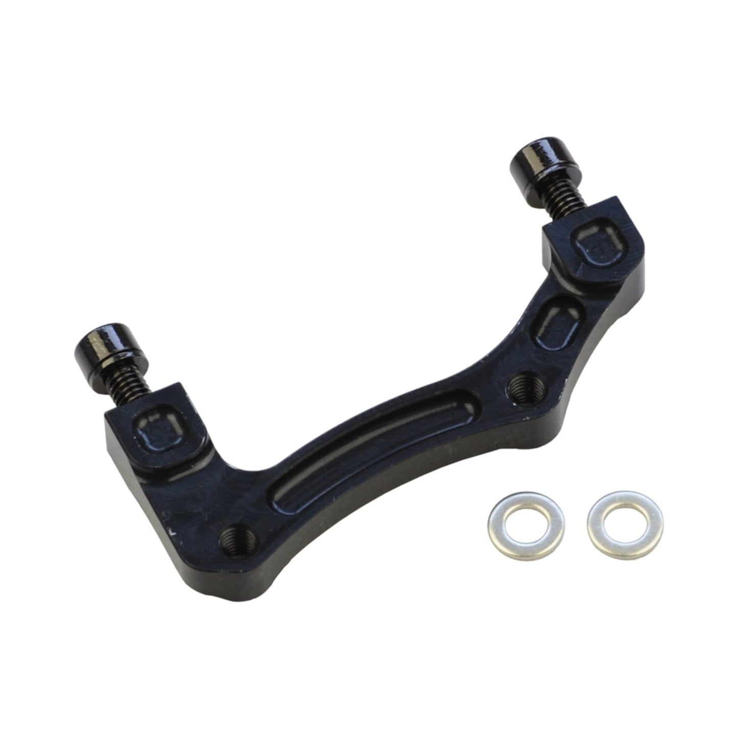 Adattatore pinza anteriore / posteriore PM / IS HOPE (anteriore 203 mm / posteriore 183 mm) #HBMB Nero