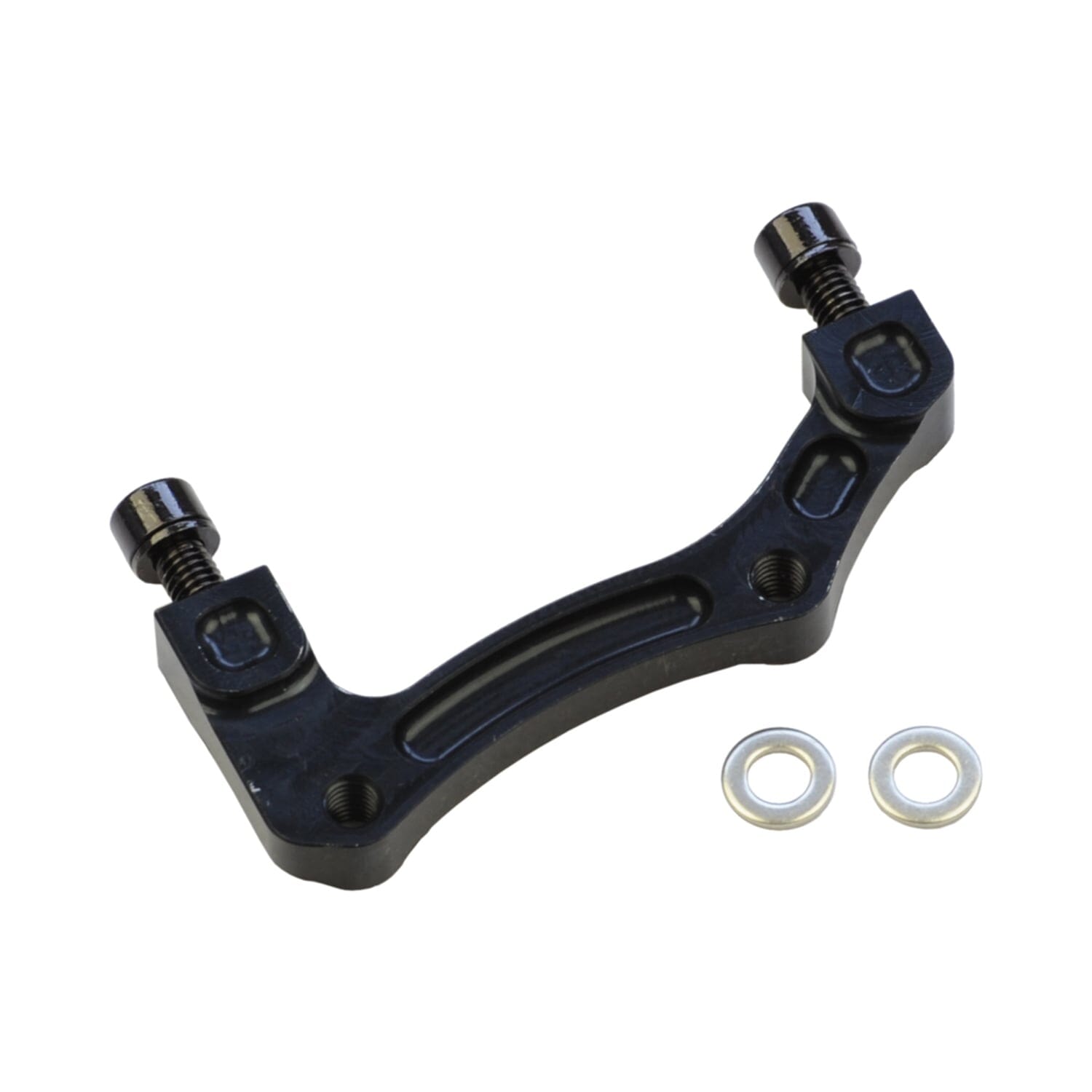 Adattatore pinza anteriore / posteriore PM / IS HOPE (anteriore 203 mm / posteriore 183 mm) #HBMB Nero