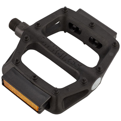 Pedali Piatti DMR V6 con riflettori Nero
