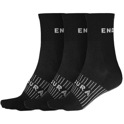 Calzini ENDURA COOLMAX 3 Paia Nero