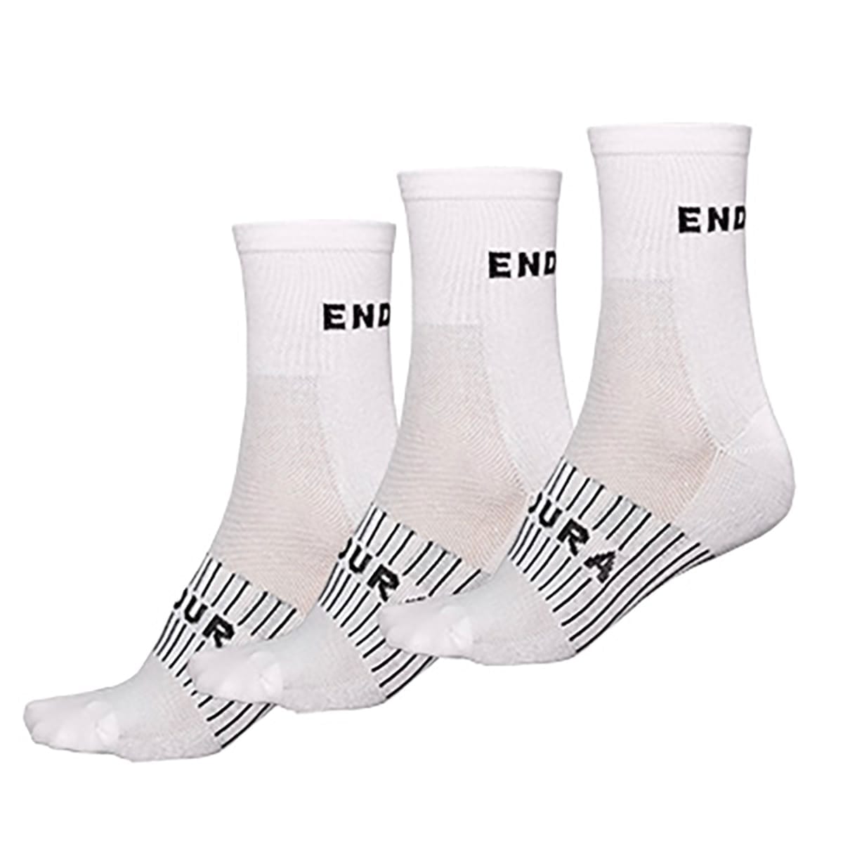 Chaussettes ENDURA COOLMAX 3 Paires Blanc