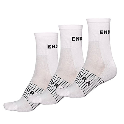 Calzini ENDURA COOLMAX 3 Paia Bianco