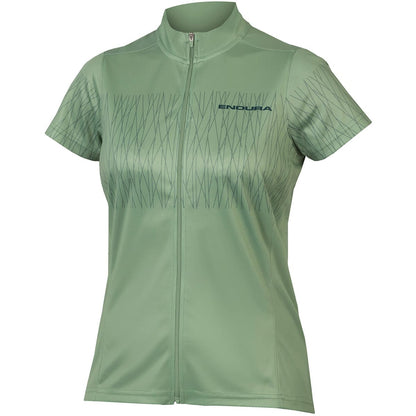 Maglia ENDURA HUMMVEE RAY Donna Maniche Corte Verde