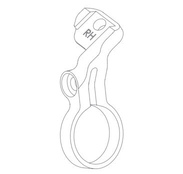 Supporto Sram AXS POD per Leva del Cambio Destra HOPE Tech 3/XCR Nero