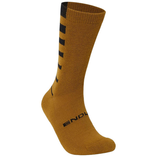 ENDURA COOLMAX STRIPE Calzini a 2 paia bronzo/rosso